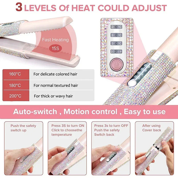 Diamond Cordless Hair Styler